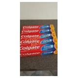 5 COLGATE THOOTH PASTE, 5oz tube.