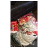 Three blow up items 5ft talk penguin is the only