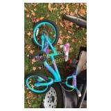 Blue twilight twist girls bike