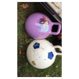 Two hop on it ball toys