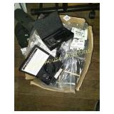 Box of store return microphones