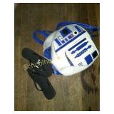 Star Wars back pack
Flip flops