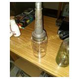 Rhodes oil bottle with spout