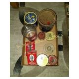 Flat of tins