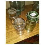 3 Assorted jars