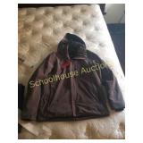 Boulder gear sz lg. Grey winter coat. Slight rip