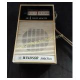 Vintage Portable Police Monitor Radio with strap