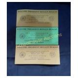 APRIL 9, 1987 Ronald Regan Tickets x3 to Purdue