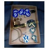 Tray of Military Items and more