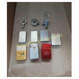 Vintage Lighters x8 , tape measure and Skate Key