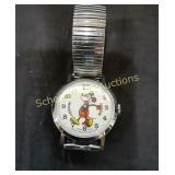 Large Mickey Mouse Watch marked Swiss Made