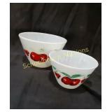 Fire King Apple Bowls