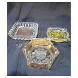 Vintage Ash Trays x3