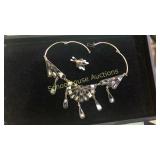 Vintage Aztec necklace & brooch. Probably