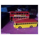 Pair of metal buses. One made in china. Other has