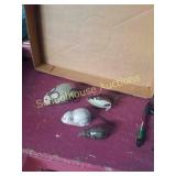 Group of friction and wind up mice toys. Some