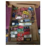 Flat full of vintage hot wheels and matchbox