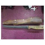 Chicago cutlery knife with sheath