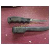 Buck knife with sheath