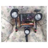 4 untested solar spotlights. *Store returns sold