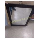 Very nice bathroom mirror. 24x30. Can be hung