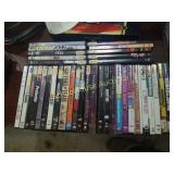 Flat of dvds.over 20 DVDs