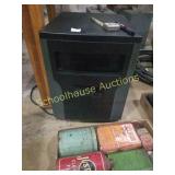 Infrared heater. Works