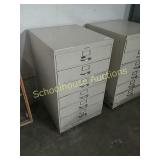 Another matching 6 drawer heavy metal storage