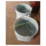 2 matching baskets approx 2fy x 2ft each