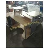 Rolling work station approx 5ft x 2.5ft deep &