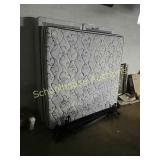 King size bed with frame