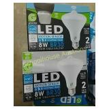 2 boxes of led motion sensor bulbs