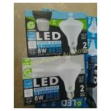 2 boxes of led motion sensor bulbs