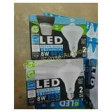 2 boxes of led motion sensor bulbs