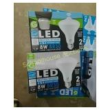 2 boxes of led motion sensor bulbs
