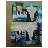 2 boxes of led motion sensor bulbs