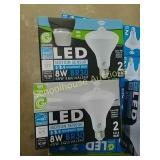 2 boxes of led motion sensor bulbs