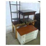 Group of small furniture * corner shelf, end