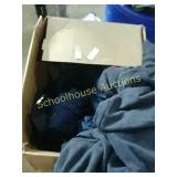Big box of clothes, coat etc