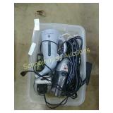 Box of assorted, hand vac & more