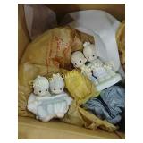 Box marked fragile & a box with a few precious