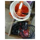 Miscl cords & cord holder etc