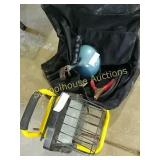 Bag with Light & drain snake & cables