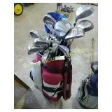 Northwestern clubs w/bag