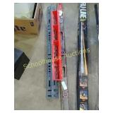 Group of tool holders & a level