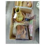 Box of vintage decor