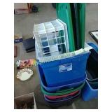 8 totes a crate and some lids