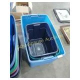 3 assorted totes no lids