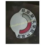 Vintage plastic thermometer approx 10"x 12"