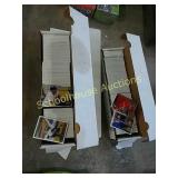 4 Boxes of sports cards * white boxes